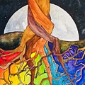 Rainbow Soil with Moon by Vonda Drees Rainbow Soil with Moon by Vonda Drees