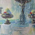 Rainy Day in the Park Painting by ML McCormick Rainy Day in the Park Painting by ML McCormick