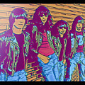 Ramones Comic Portrait Digital Art by Christina Rick Ramones Comic Portrait Digital Art by Christina Rick
