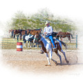 Ranch Rider Digital Art Painting Digital Art by Walter Herrit Ranch Rider Digital Art Painting Digital Art by Walter Herrit