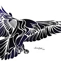 Raven Flight Digital Art by Bryan Smith Raven Flight Digital Art by Bryan Smith