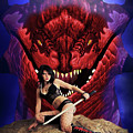 Rebel With Dragon Pyrography by Jon Volden Rebel With Dragon Pyrography by Jon Volden