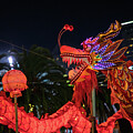 Red Dragon Rules the City Night by Bonnie Follett