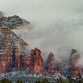 Red rocks in winter, Sedona Az. by JBK Photo Art