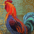 Red Rooster Painting by Kristina Vardazaryan Red Rooster Painting by Kristina Vardazaryan