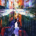 Reflecting on a Rainy Day Digital Art by Susan Maxwell Schmidt Reflecting on a Rainy Day Digital Art by Susan Maxwell Schmidt