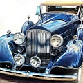 Reflection on Blue Drawing by David Neace Reflection on Blue Drawing by David Neace