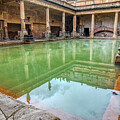 Reflections of the Past - Roman Baths in Bath, England by Stuart Chard