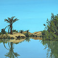 Reflections Painting by Sarra Elgammal Reflections Painting by Sarra Elgammal