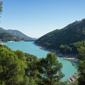 Reservoir and castle of Guadalest Photograph by Adriana Mueller Reservoir and castle of Guadalest Photograph by Adriana Mueller