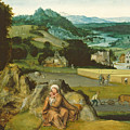 Rest on the Flight into Egypt and the Miraculous Field of Wheat Painting by Joachim Patinir Rest on the Flight into Egypt and the Miraculous Field of Wheat Painting by Joachim Patinir
