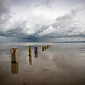 Retreating Storm 1 by Nigel R Bell