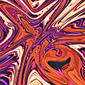 Retro 70's - Psychedelic Digital Art by Ronald Mills Retro 70's - Psychedelic Digital Art by Ronald Mills