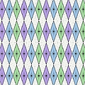 Retro Diamond Star Fabric 3 Digital Art by Donna Mibus Retro Diamond Star Fabric 3 Digital Art by Donna Mibus