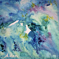 Ridges Of Spring Light 6x6 Acrylic Watercolor #2 by Felipe Adan Lerma Ridges Of Spring Light 6x6 Acrylic Watercolor #2 by Felipe Adan Lerma