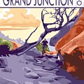 Mountain Biking Holy Cross Trail, Grand Junction, Colorado Digital Art by PJ Steinholtz Mountain Biking Holy Cross Trail, Grand Junction, Colorado Digital Art by PJ Steinholtz