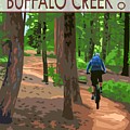 Mountain Biking the Colorado Trail, Buffalo Creek, Colorado Digital Art by PJ Steinholtz Mountain Biking the Colorado Trail, Buffalo Creek, Colorado Digital Art by PJ Steinholtz