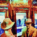 Riding the Union Pacific Train in 1905 Mixed Media by Tatiana Travelways Riding the Union Pacific Train in 1905 Mixed Media by Tatiana Travelways