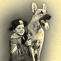 Rin Tin Tin - Drawing FX Digital Art by Brian Wallace Rin Tin Tin - Drawing FX Digital Art by Brian Wallace