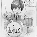 Ringo Starr Drawing by Phil Mckenney Ringo Starr Drawing by Phil Mckenney