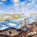 River Street Savannah Georgia by Richard Barham River Street Savannah Georgia by Richard Barham