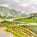Road down from the Villa at GBV Painting by Roxy Rich Road down from the Villa at GBV Painting by Roxy Rich