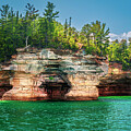 Rock Arch on Lake Superior by Nick Zelinsky Jr