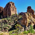 Rocky HIghrises in the Sonoran Desert Photograph by Judy Kennedy Rocky HIghrises in the Sonoran Desert Photograph by Judy Kennedy