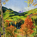 Rocky Mountain Paradise Painting by Anne Gifford Rocky Mountain Paradise Painting by Anne Gifford