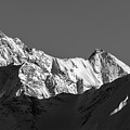 Rocky Mountain Ridge Covered with Snow by Stan Weyler