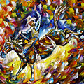 Rodeo II Painting by Mirek Kuzniar Rodeo II Painting by Mirek Kuzniar