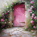 Rose Cottage Door by Tina LeCour