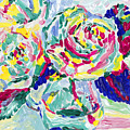 Rose flowers oil painting, roses bouquet still life, botanical still life, impressionism flower art by Vitali Komarov Rose flowers oil painting, roses bouquet still life, botanical still life, impressionism flower art by Vitali Komarov