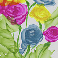 Rose Garden Painting by Kimberly Deene Langlois Rose Garden Painting by Kimberly Deene Langlois