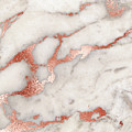 Rose Gold Marble Blush Pink Copper Metallic Foil Painting by Modern Art Rose Gold Marble Blush Pink Copper Metallic Foil Painting by Modern Art