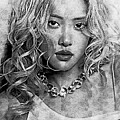 ROSE-number one girl BW by Gradify Creations