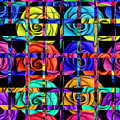 Rose Trellis Abstract Digital Art by Ronald Mills Rose Trellis Abstract Digital Art by Ronald Mills
