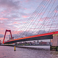 Rotterdam, Willems Bridge at sunrise Photograph by Frans Blok Rotterdam, Willems Bridge at sunrise Photograph by Frans Blok