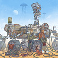 Rover Ruins Ride Digital Art by EvanArt - Evan Miller Rover Ruins Ride Digital Art by EvanArt - Evan Miller