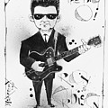 Roy Orbison Drawing by Phil Mckenney Roy Orbison Drawing by Phil Mckenney