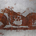Rust Indian Classic motorcycle Mixed Media by Vart Studio Rust Indian Classic motorcycle Mixed Media by Vart Studio