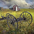 Rustic abandoned farm landscape by Randall Nyhof