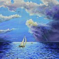 Sail Away Painting by Mary Scott Sail Away Painting by Mary Scott