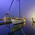 Sailboat Blues Photograph by Christopher Rice Sailboat Blues Photograph by Christopher Rice