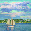 Sailing Gloucester Harbor Painting by John McCormick Sailing Gloucester Harbor Painting by John McCormick
