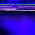 Sailing Michaels Blue Mixed Media by Zsanan Studio