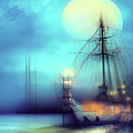Sailing Ship 1-2023 by David Lane