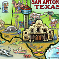 San Antonio Texas Digital Art by Kevin Middleton San Antonio Texas Digital Art by Kevin Middleton