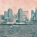 San Deigo Cityscape from the Water by Roberta Byram