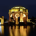 San Francisco - Palace of Fine Arts at night by Carlos Alkmin